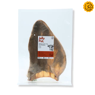 Jelly Pet หูวัวอบแห้ง ขนมขัดฟันสุนัข Dehydrated Cow Ear Dog Treat ขนมสุนัขสุขภาพ ขนมหมาสุขภาพ