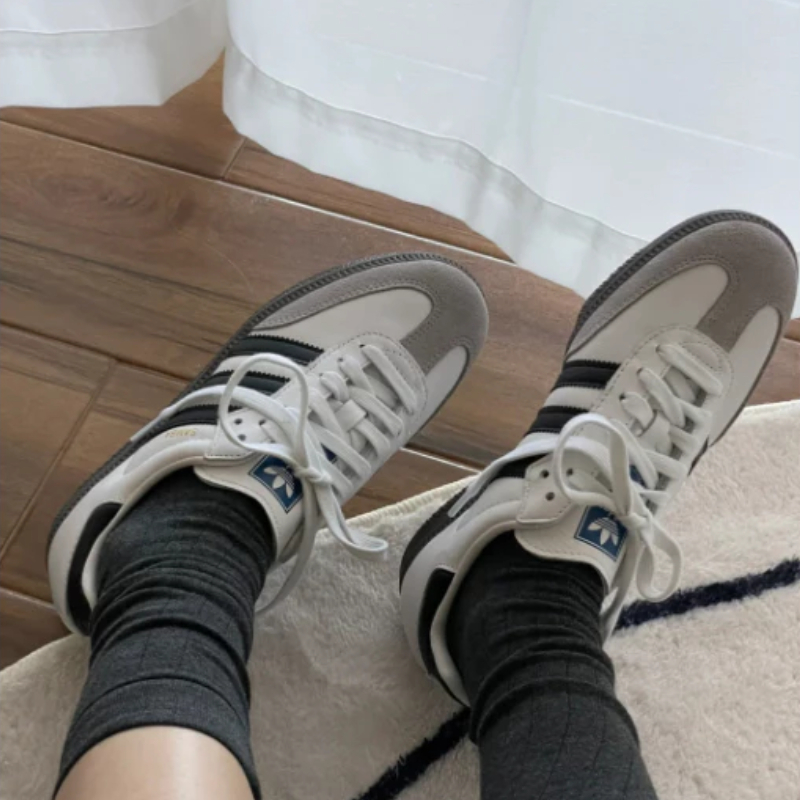 adidas Originals Samba OG รองเท้ากีฬาสำหรับผู้ชายและผู้หญิงที่สวมใส่สบายและลำลอง ของแท้100%