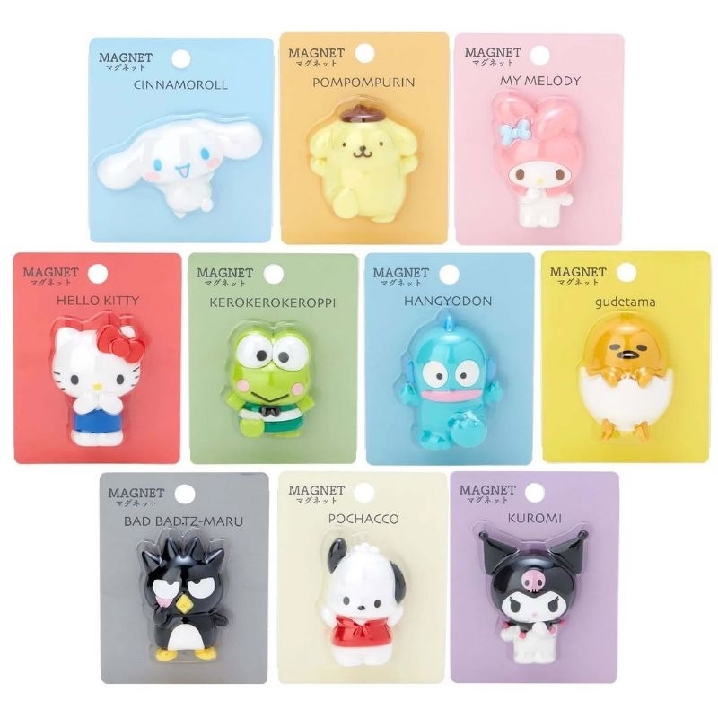🇯🇵 magnet sanrio แม่เหล็กติดตู้เย็น โน้ต hello kitty My Melody