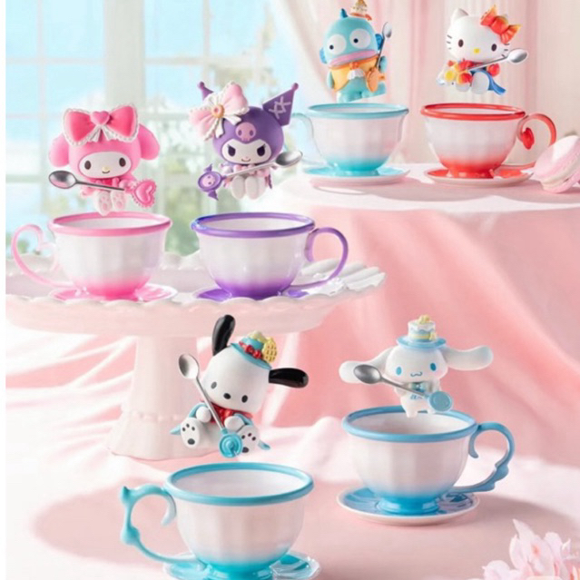 ( พร้อมส่ง/แบบจุ่ม ) TOPTOY x Sanrio Characters Teacup Elf Series
