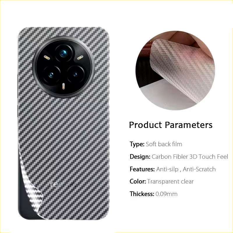 Realme 14 Pro Plus(พร้อมส่งในไทย)ฟิล์มหลังลายเคฟล่าOPPO Realme 14X/Realme 14Pro/Realme 14 Pro+ตรงรุ่