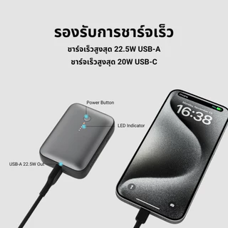 [CCC] AUKEY PB-Y55 10000mAh พาวเวอร์แบงชาร์จเร็ว Spark Mini รองรับชาร์จเร็ว PD 20W & SCP22.5W