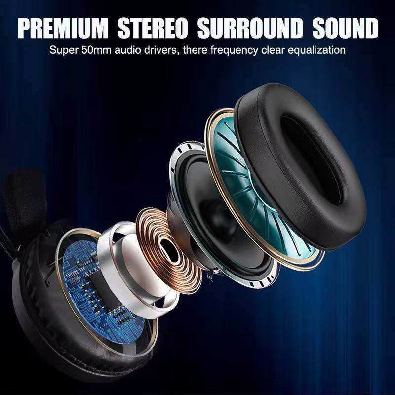 หูฟังพร้อมไมโครโฟน OKER G225 PRO GAMING HEADSET 3.5+USB หูฟัง คอมพิวเตอร์ Stereo