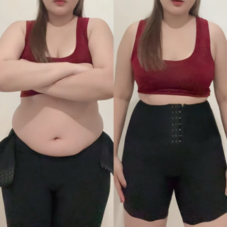 กางเกงกระชับสัดส่วน ตะขอปรับได้ 3 ระดับ เก็บพุง ยกก้น ดูดซับ…