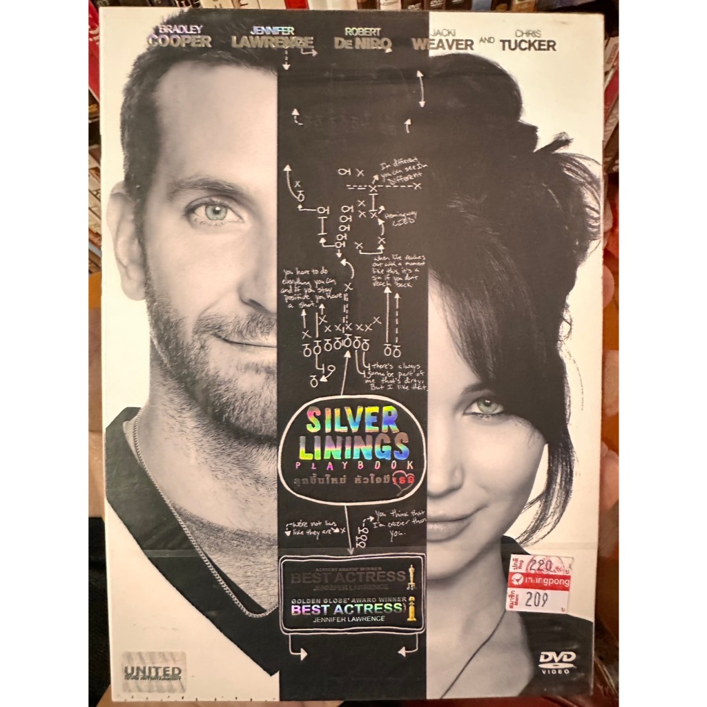DVD : Silver Linings Playbook (2012) ลุกขึ้นใหม่ หัวใจมีเธอ " Bradley Cooper, Jennifer Lawrence "