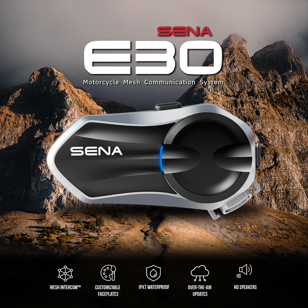 บลูทูธติดหมวก SENA E30 Bluetooth Headset