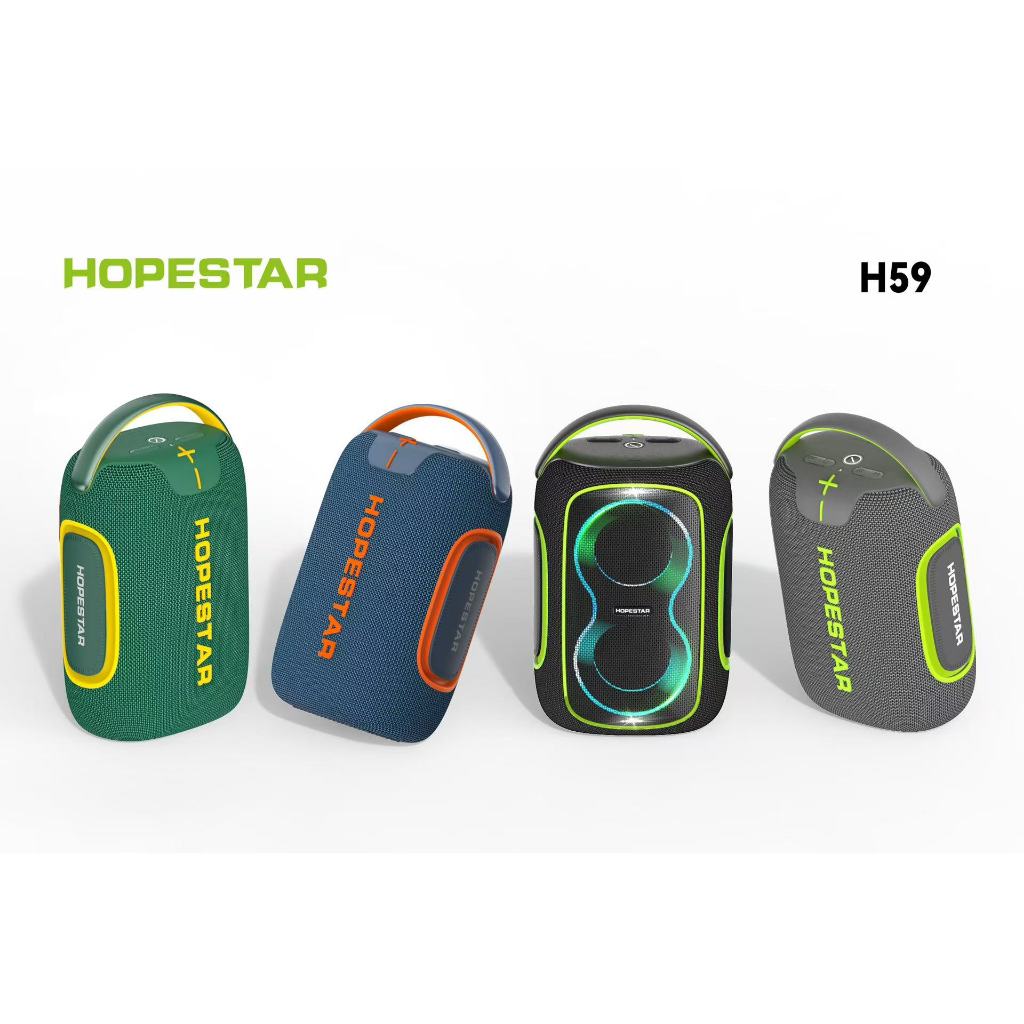 HOPESTAR H60 ลำโพงบลูทูธแบบพกพา ซับวูฟเฟอร์ 40W IPX6