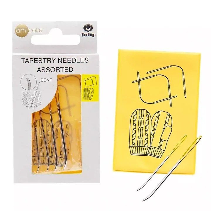 Tulip AC-065e Tapestry Needles เข็มโค้งเก็บงาน made japan