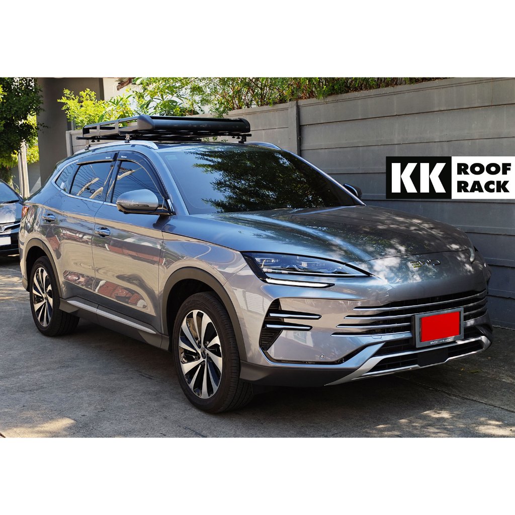แร็คหลังคา ถาดอลูมิเนียม BYD Sealion 6 ของใหม่ ไม่เจาะหลังคา เปิดซันรูฟได้ปกติทุกแบบ Sealion6 [CR-0M]