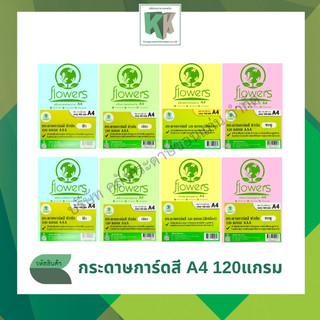 กระดาษการ์ดสี ทำปกสี ปกรายงาน กระดาษสีพาสเทล ทำนามบัตร A4 หนา120 แกรม จำนวน 180 แผ่น | คลังกระดาษ