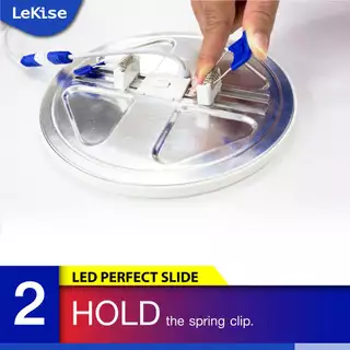 LeKise โคมไฟดาวน์ไลท์แอลอีดีฝังฝ้า ปรับขาได้ รุ่น EasySlide