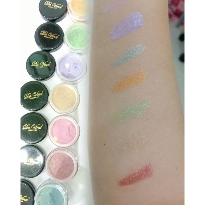 Da Vinci ดา วินชี่ คอสเมติก กลิตเตอร์ อายแชโดว์ มี 7 สี กันน้ำ กันเหงื่อ ติดทนนาน