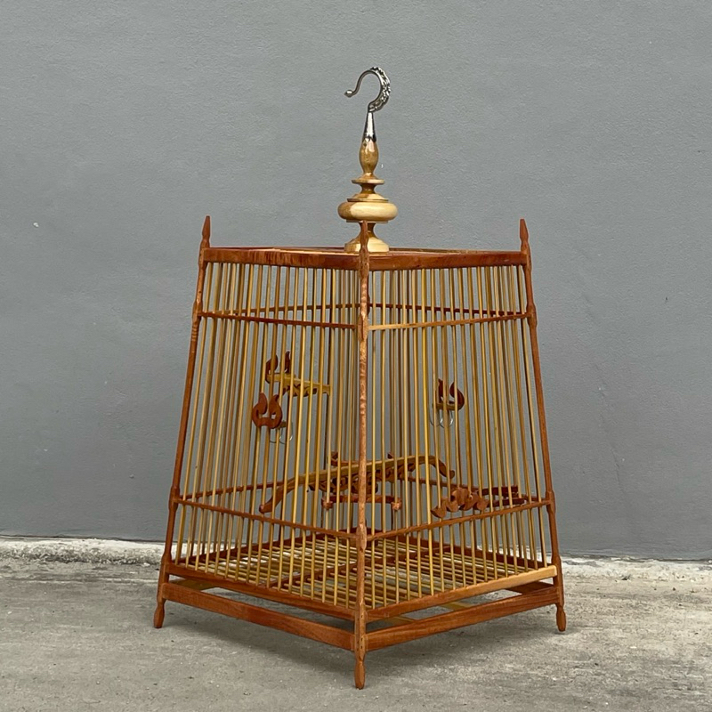 กรงสปอร์ต17ซี่ ไม้สะเดางานไล แถมหัวตะขอ (1ชิ้นต่อ1 คำสั่งซื้อ)