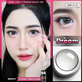คอนแทคเลนส์ รุ่น Dream/Forum Easy มีสี Gray/Brown/Black สีเทา/ตาล/ดำ มีค่าสายตา (0.00)-(-10.00) เปลี่ยนแทนทุกเดือน