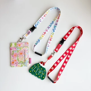 *เฉพาะสาย*amuse stuff-neck strap สายคล้องคอลายปริ้น