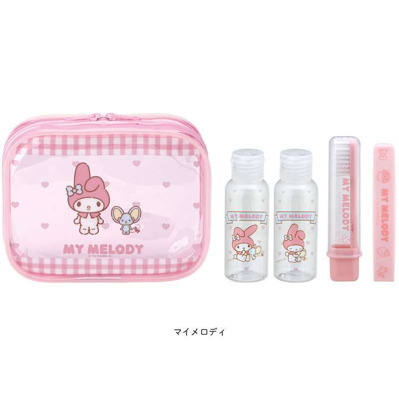 🇯🇵 Skater sanrio Travel Set Hello Kitty / My Melody / Kuromi / Cinnamonroll
