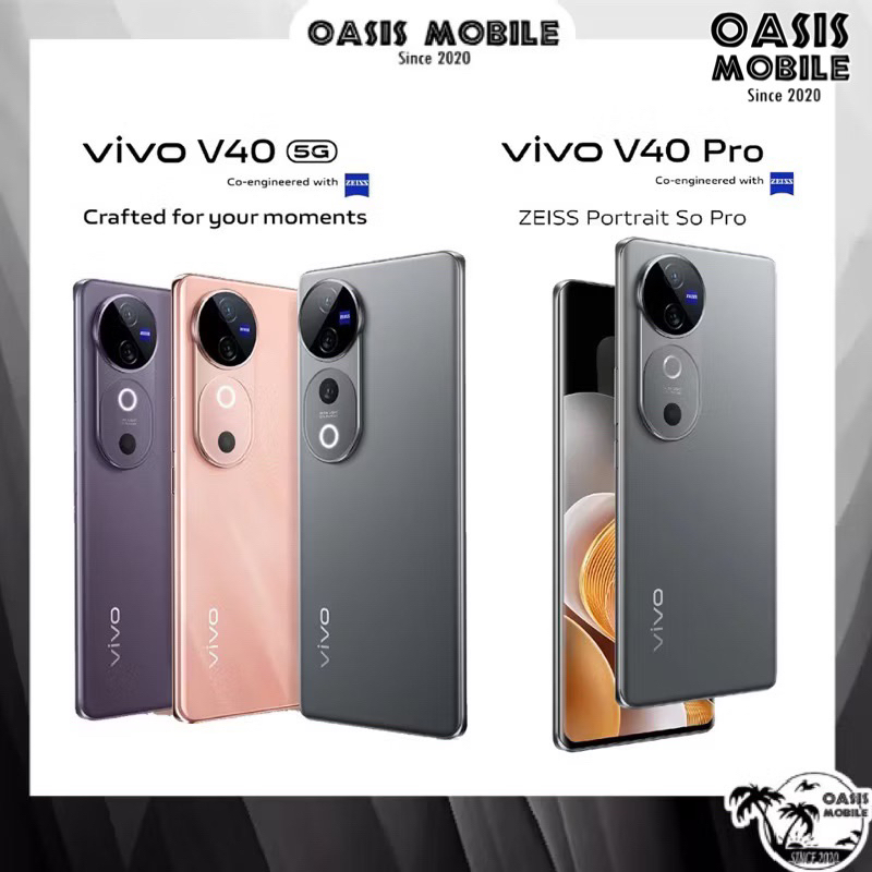 [Hot] VIVO V40 5G Snap 7 Gen 3 | V40 Pro 5G Dimensity 9200 | 6.78" กล้อง ZIESS V40Pro V30e V29e ศูนย์ไทย by Oasismobile