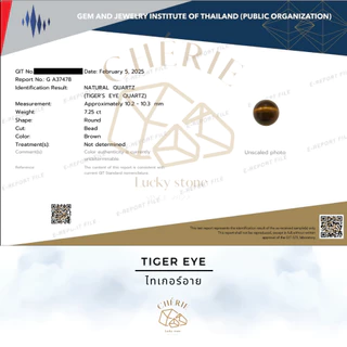 กำไลหิน ไทเกอร์อาย TIGER EYE - หินแท้ธรรมชาติ เสริมความรุ่งเรือง แก้ปีชง แก้ดวง | Cherie Lucky
