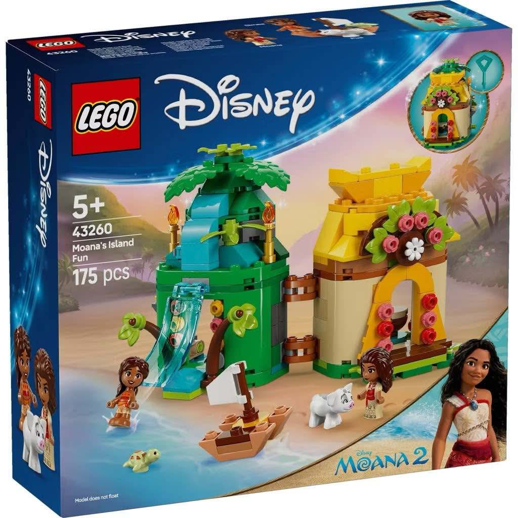 LEGO® Disney™ Moana's Island Fun 43260 - เลโก้ใหม่ ของแท้ 💯% พร้อมส่ง
