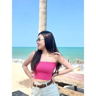 SIS Tube เสื้อเกาะอก ผ้ายูนิสวยมากกกกกก🌊🍒พร้อมส่ง