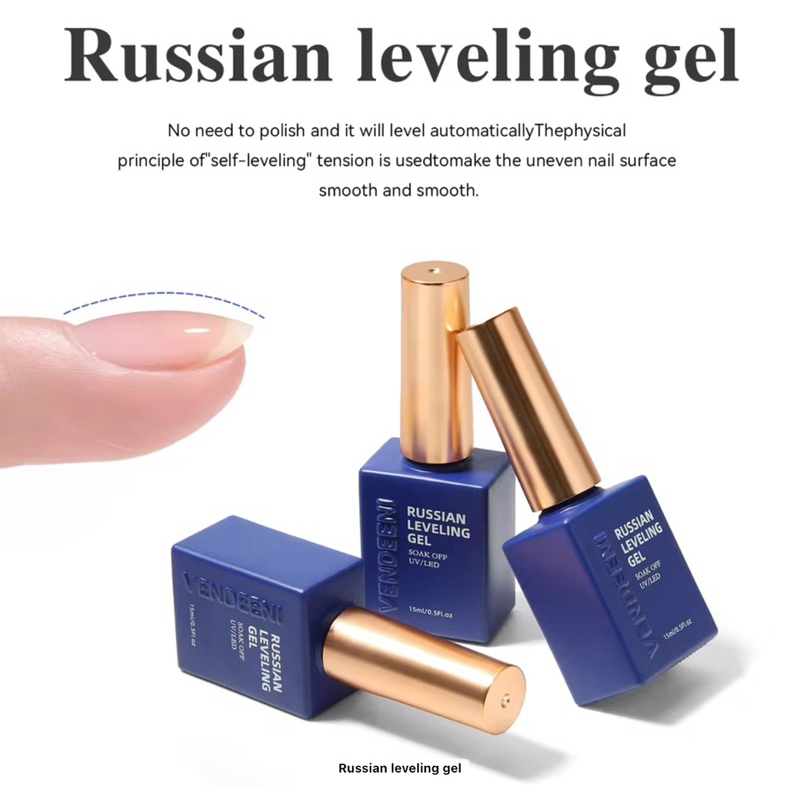 VENDEENI เจลเสริมนูนรัสเซียน ใช้ทำแคร์เจลได้ Russian leveling gel ทําเล็บ