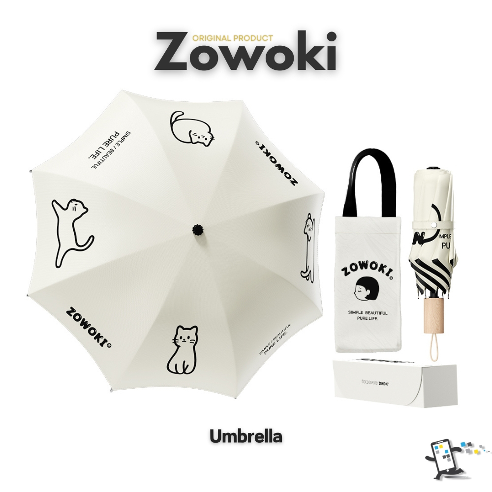 Zowoki Umbrella ร่มกันแดด กันฝน สไตส์มินิมอล