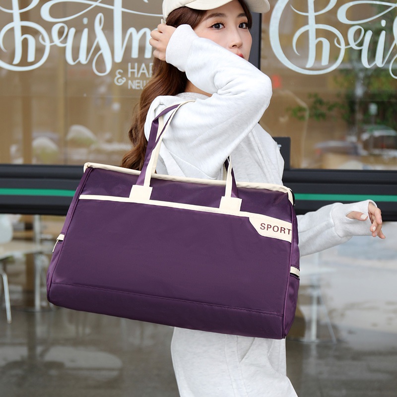 GUCSELECTED(B2320) กระเป๋าเดินทางใบใหญ่ ผ้าไนล่อน (ขนาด24นิ้ว)