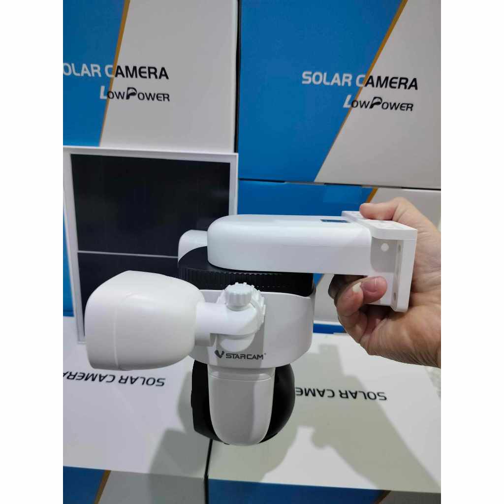 Vstarcam กล้องสามเลนส์โซล่าเซลล์แบบใส่ซิมใช้พลังงานแสงอาทิตย์ รุ่นBG621SR คมชัด2ล้านพิกเซล