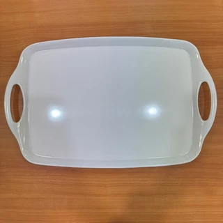 SB Melamine ถาดเสริฟเมลามีน ถาดเสริฟมีหูจับ ถาดเสริฟ ขนาด 12x19 นิ้ว