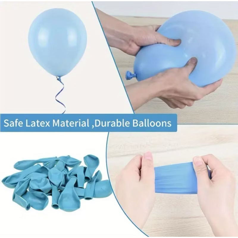 ลูกโป่งยางธีมไอศครีมสีรุ้ง หลากสี สําหรับตกแต่งเค้กวันเกิด งานแต่งงาน 154ชิ้น - รูปที่ 2