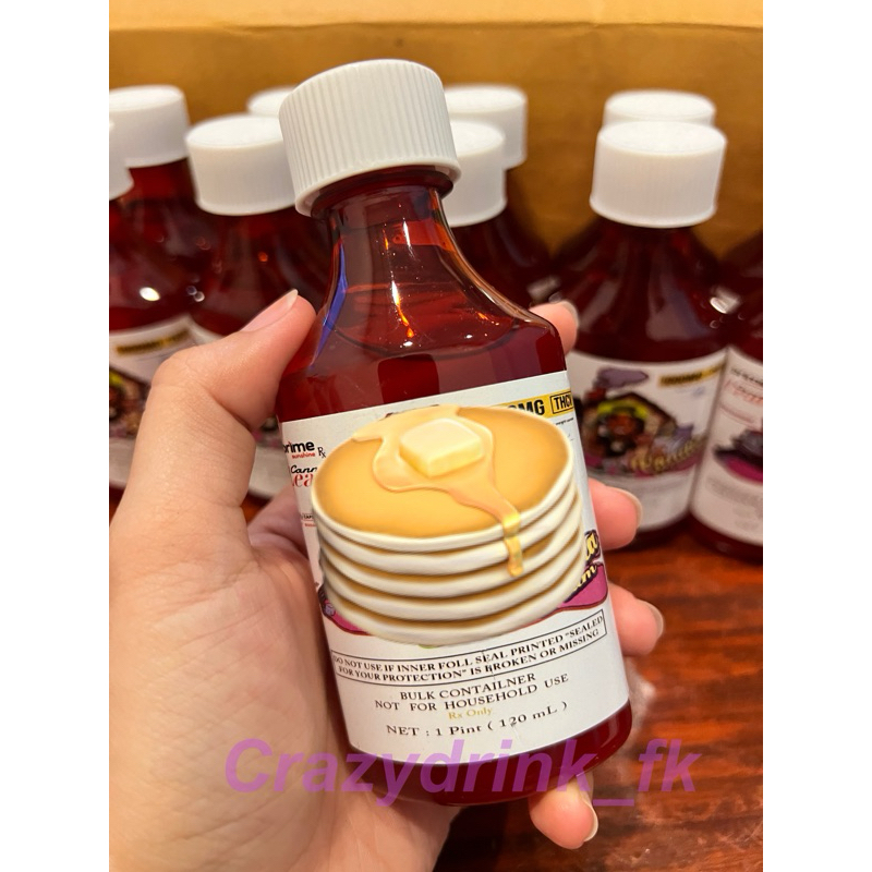 🥤🥞น้ำเชื่อม สูตรใหม่เข้มข้นกว่าเดิม หอมกลิ่นวนิลา ขนาด 120 ml.
