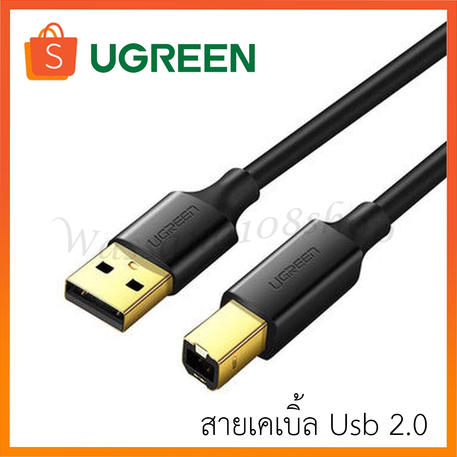 UGREEN สายเคเบิ้ล Usb 2.0 Type A Male To Type B Male สําหรับ 1.5m/3m/5m
