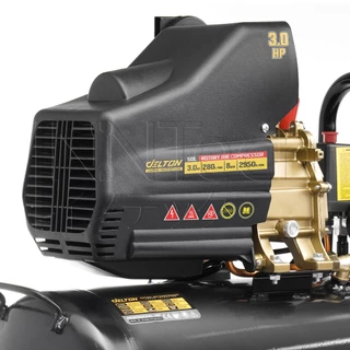 DELTON ปั๊มลมโรตารี่ 50 ลิตร 3 แรงม้า Rotary Air Compressor 50L รุ่น DRT-50L-R ทนทานงานหนัก จ่ายลมแรง เติมลมเร็ว