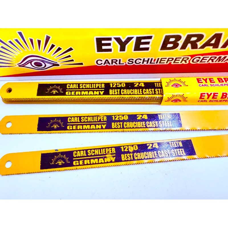 ใบเลื่อยตัดเหล็ก ตราตา 1250 24ฟัน แพค 10ใบ eye brand ใบเลื่อย คมนาน ทนงาน ราคาส่ง