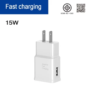 (รับประกัน 1 ปี）sanmax หัวชาร์จ 15w สายชาร์จ micro fast charging สำหรับ samsung S7/S7 E/S6/Note5/4 /S4/S3