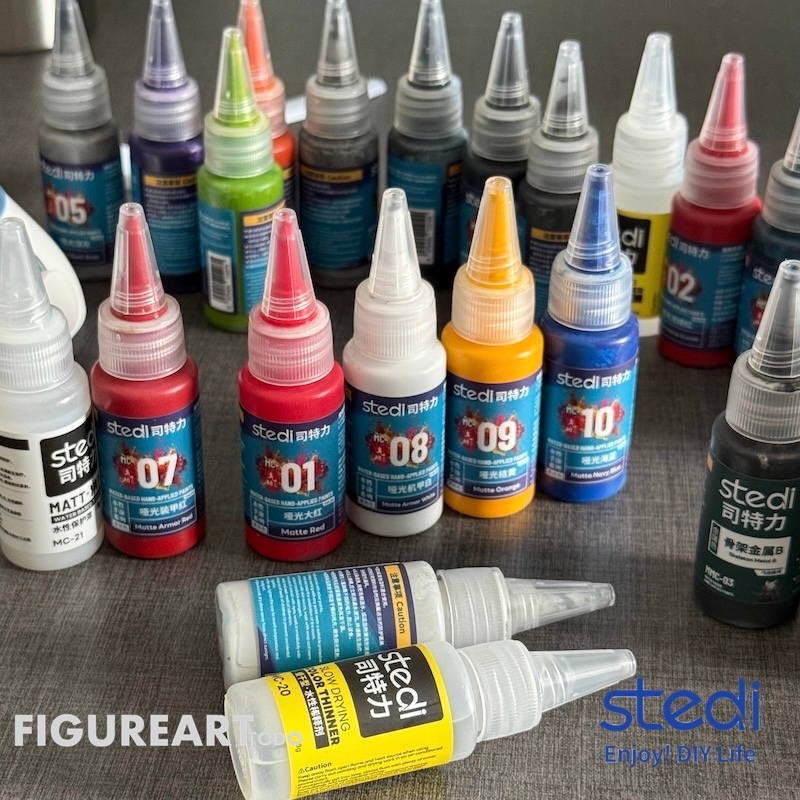 stedi acrylic paint water-based สีอะคริลิคสูตรน้ำสำหรับทา 18ml