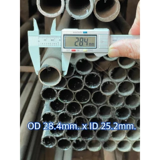 ท่อเหล็กกลม แป๊ปสเตย์ไร้ตะเข็บ คุณภาพดีจากต่างประเทศ Seamless Tube ขนาดรอบนอก 28.4 mm. รูใน 25.2 mm.