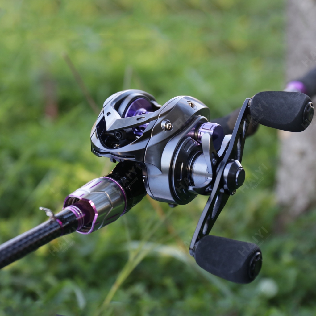 HAIYI FISHING ชุดคันเบ็ดคาร์บอนไฟเบอร์ ความยาว 2.1 ม. พร้อมรอกโลหะ 18+1BB 7.2:1 รองรับน้ำหนักรวมได้ 10 กก. - รูปที่ 7