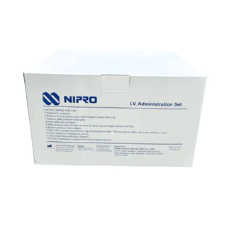 [ยกกล่อง] Nipro IV Administration Set สายชุดให้น้ำเกลือ [100 Unit] สาย (Tubing) ทำจากพลาสติกใส P.V.C.