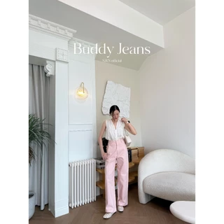 SRN-26 | Buddy Jeans กางเกงยีนส์ทรงกระบอก (XS-3XL)