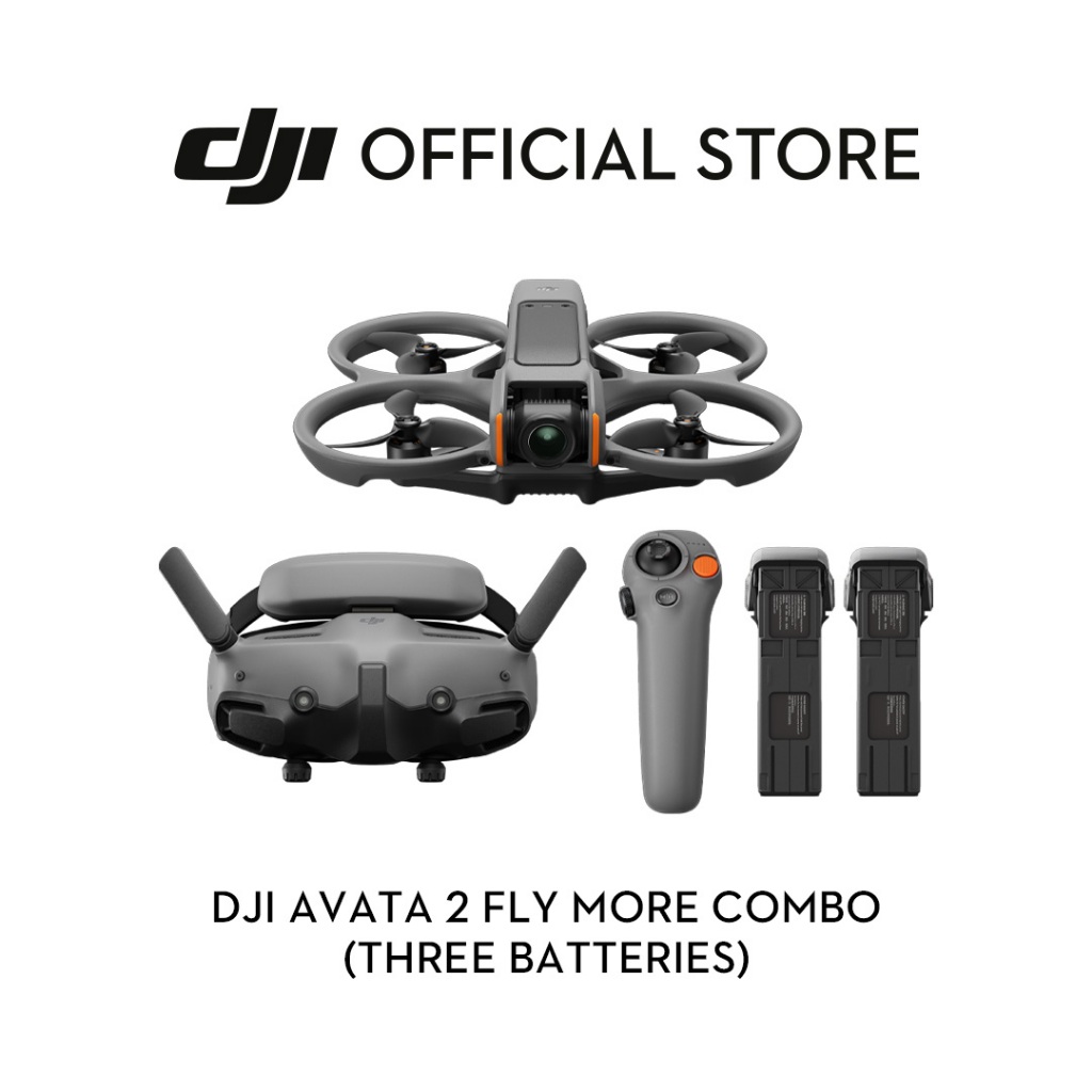DJI Avata 2 - Camera Drone | โดรนขนาดกะทัดรัด | 1/1.3″ CMOS 4K/60fps | มีกิมบอล | พร้อมใบพัดในตัว