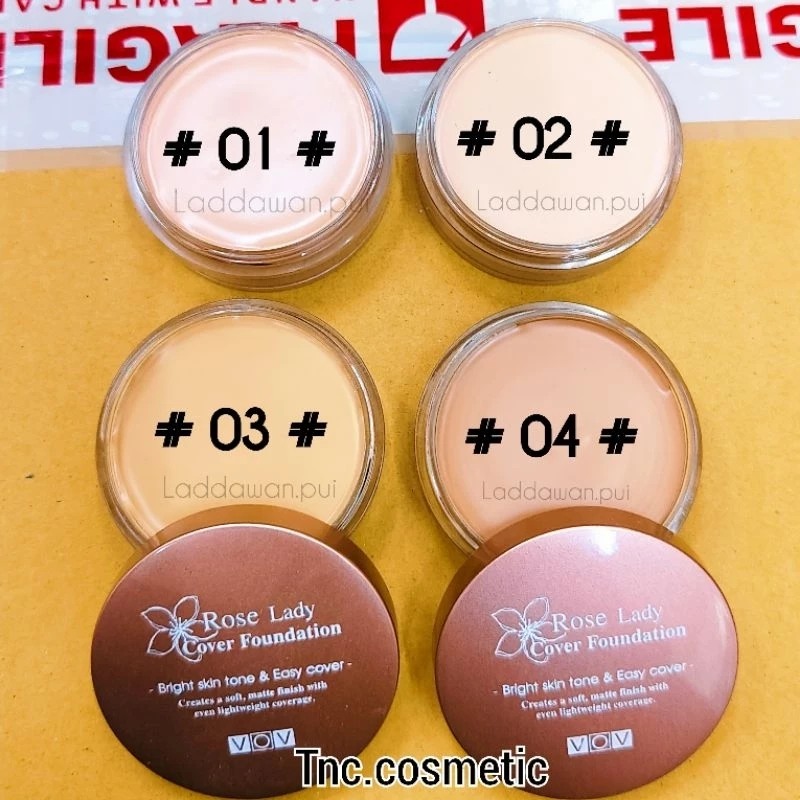 รองพื้น วีโอวี (VOV Rose Lady Cover Foundation) Made in Korea 🔥ขายดี🔥