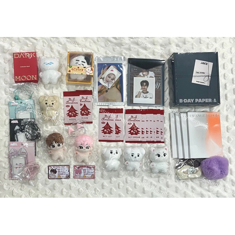 พร้อมส่ง PINK CHRISTMAS Nct Dream 127 Riize ENHYPEN B-Day paper Jake set ตุ๊กตา ssgt อัลบั้ม collect