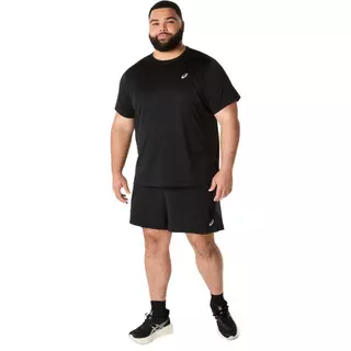 ASICS : 2011D242.001 ASICS SILVER SS TOP MEN RUNNING ผู้ชาย เสื้อคอกลม ของแท้ PERFORMANCE BLACK