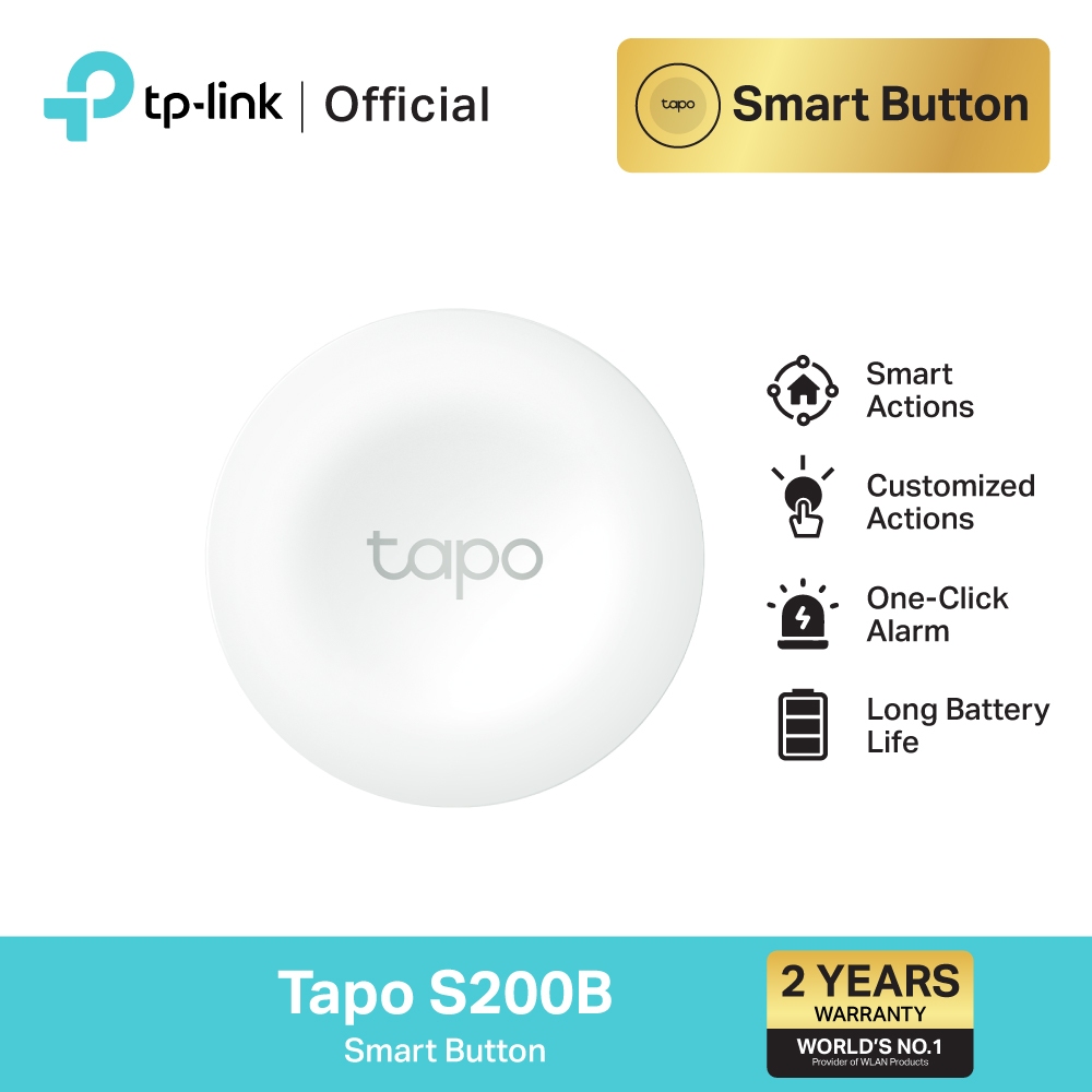 TP-Link Tapo S200B Smart Button /Tapo S200D Smart Remote Dimmer Switch ควบคุมหลอดไฟ/อิเล็กทรอนิกส์ ของTapo เพียงปลายนิ้ว