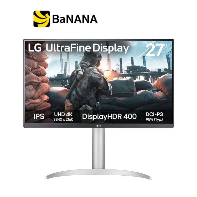 จอมอนิเตอร์ LG 27UP650K-W (IPS 4K 60Hz) by Banana IT