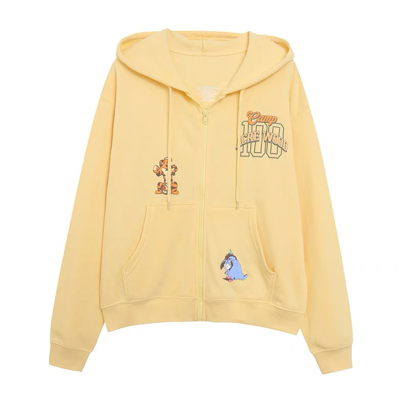 เสื้อหมีพูห์ ฮู้ด pooh hoodie 🍯WINNIE THE POOH งาน DISNEY 🍯สกรีนยาง  (TS539)