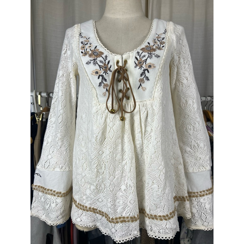 LIZ LISA มินิเดรสน่ารักงานปัก