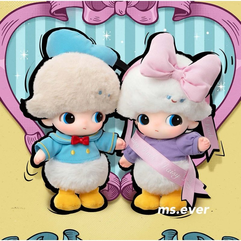 [พร้อมส่ง] DIMOO WORLD x DISNEY Series-Vinyl Plush Keychain พวงกุญแจ Dimoo x Disney