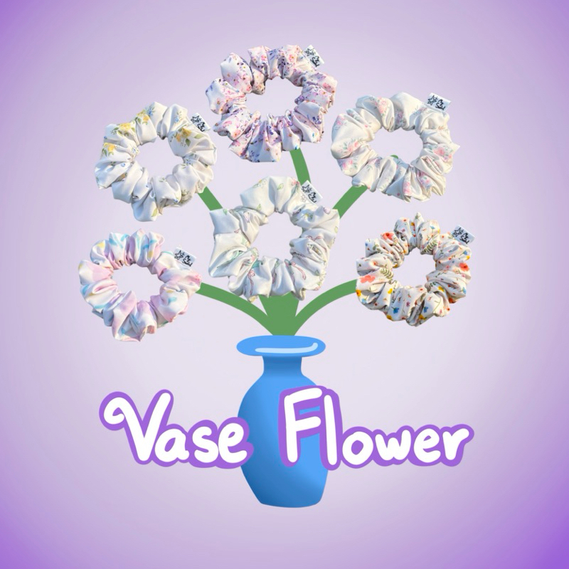 My Swirl scrunchie  💐 Vase Flower Collection 🌼 (แจกันดอกไม้)